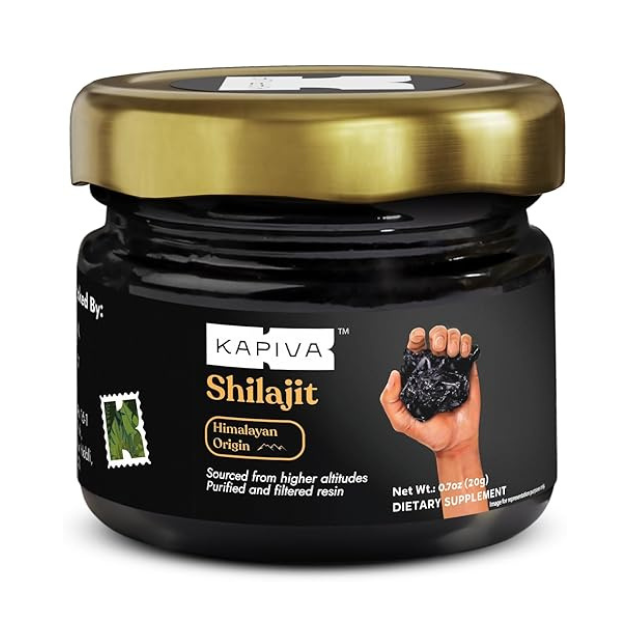 Kapiva Himalayan Shilajit Resin (20g) – Authentic Ayurvedic Energy & Wellness Supplement | Lab Certified | Available in Bangladesh - Image 3