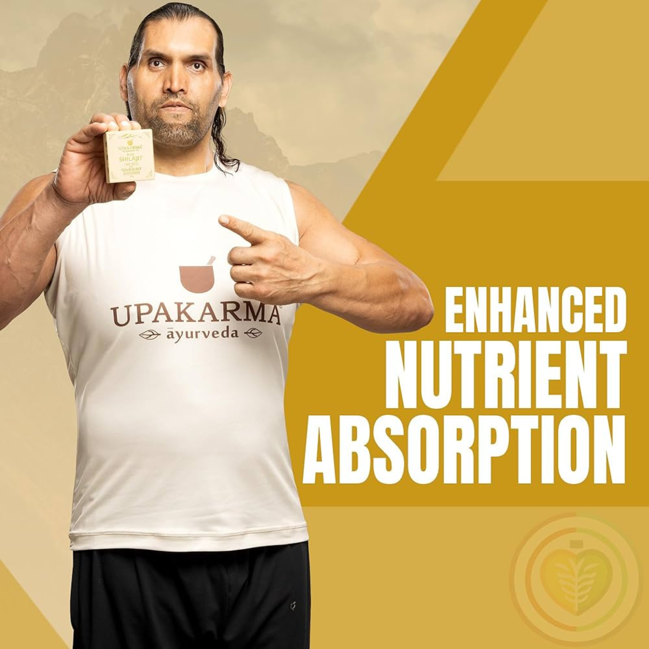 UPAKARMA Premium Shilajit Gold Resin is a unique blend of pure Himalayan Shilajit enriched with authentic gold dust, crafted to elevate your overall vitality, wellness, and sexual health