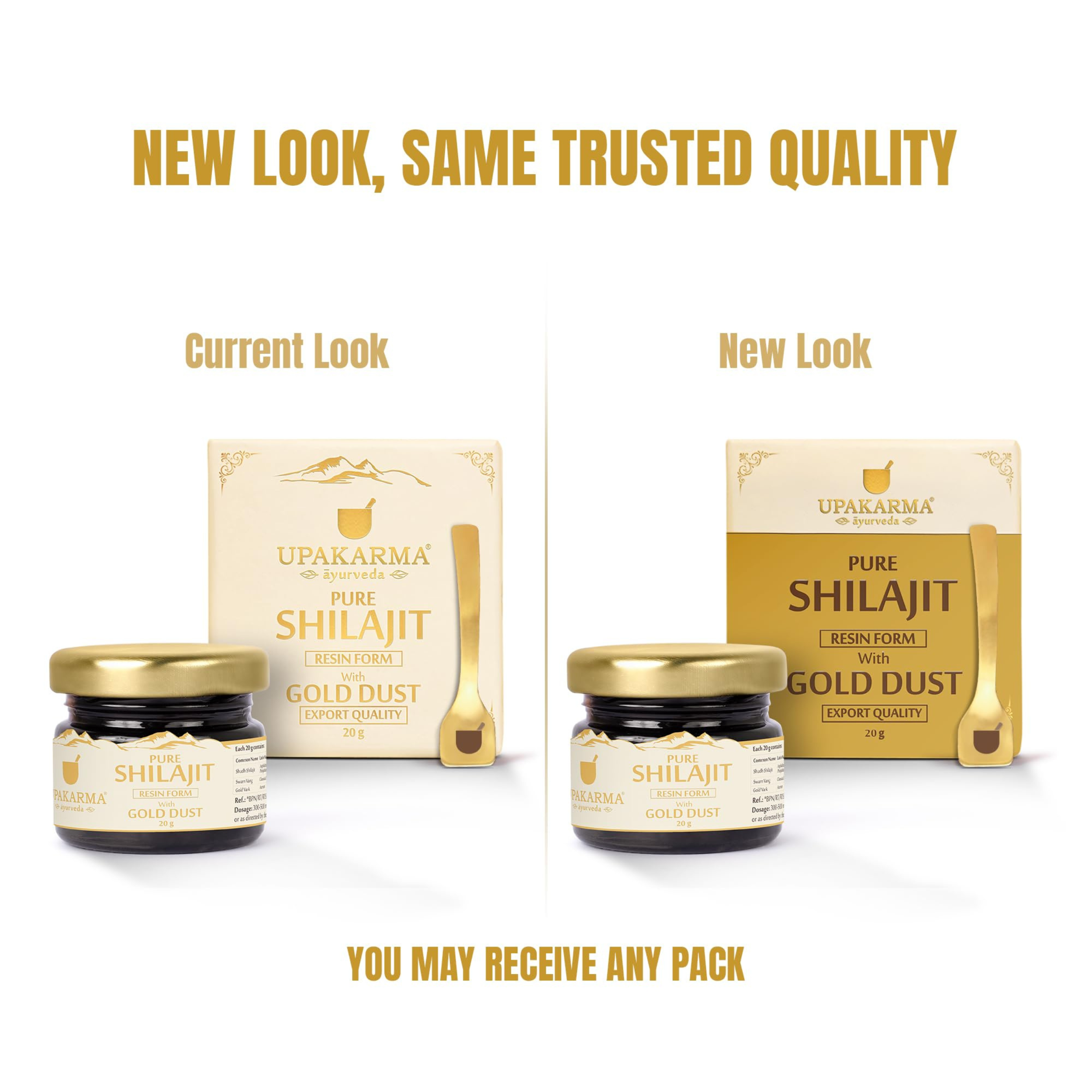 UPAKARMA Premium Shilajit Gold Resin with Pure Gold Dust – Natural Energy & Vitality Booster - Image 2